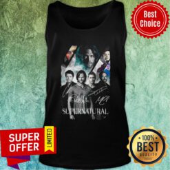Awesome Supernatural All Characters Signatures Tank Top