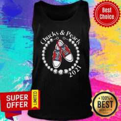 Chucks And Pearls 2021 VP Kamala Harris Inauguration Day For Tank Top