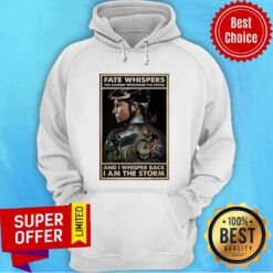 Cycling Girl Fate Whisper You Cannot Withstand The Storm And I Whisper Back I Am The Storm Hoodie
