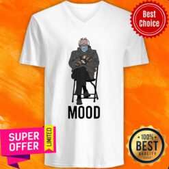 Funny Bernie Sanders Mittens V-neck
