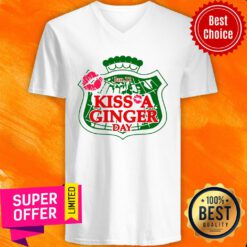 Funny Kiss A Ginger Day Jan 12th V-neck