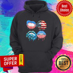 Funny Lip American Flag 2021 Hoodie