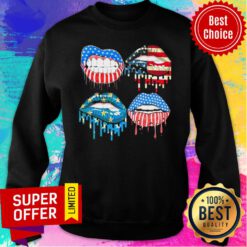 Funny Lip American Flag 2021 Sweatshirt