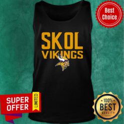 Funny Skol Vikings Minnesota Vikings Logo Tank Top