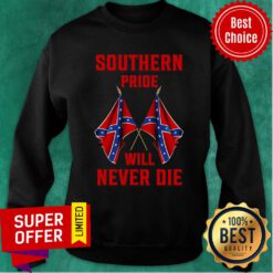 Funny Southern Pride Will Never Die Flag Us Sweatshirt