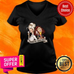 Funny Sweetie Darling V-neck