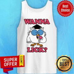 Funny Wanna Lick Tootsie Pop Tank Top