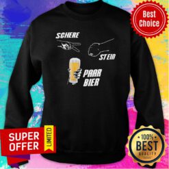 Good Schere Stein Park Bier Sweatshirt