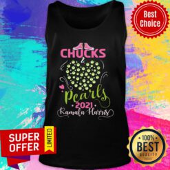 Kamala Harris Chucks And Pearls 2021 Biden Harris President 46th For Us Tank Top