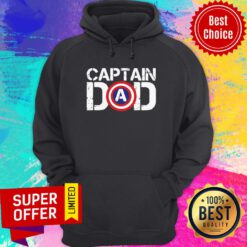 Nice Captain America Dad Happy Father’s Day 2021 Hoodie
