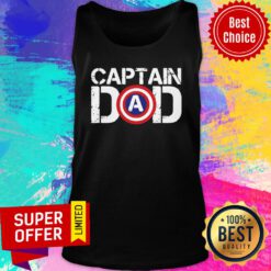 Nice Captain America Dad Happy Father’s Day 2021 Tank Top