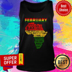 Nice February Faith Trust Hope Black Confident Tank Top