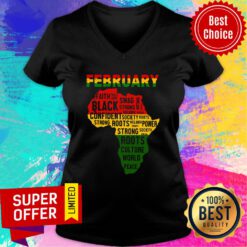 Nice February Faith Trust Hope Black Confident V-neck