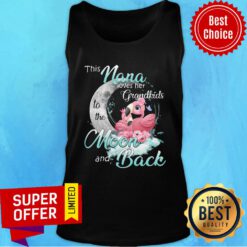 Nice Flamingo This Nana Loves Her Grandkids To The Moon And Back Tank Top