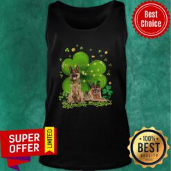 Nice German Shepherd Shamrock St Patrick's Day Tank Top