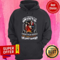 Nice I Don't Pretend To Be Someting I'm Not I Know I'm An Asshole And I Own That Shit Like A Motherfucker Hoodie