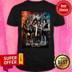 Nice Kiss Band End Of The Road World Tour 2021 Shirt