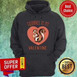 Nice Squirrel Is My Valentine Heart 2021 Hoodie