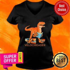 Official Dinosaur Velocireader V-neck