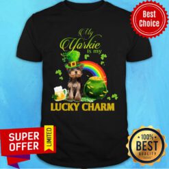 Official My Yorkie Is My Lucky Charm Shirt