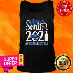 Official Senior 2021 Pandemic Style Tank Top