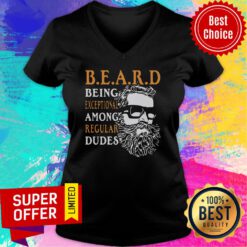 Premium Being Exceptional Among Regular Dudes Beard V-neck