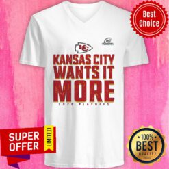 Premium Kansas City Chiefs Wants It More 2020 Playoffs V-neck