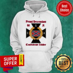 Premium Proud Descendant Of A Confederate Soldier Hoodie