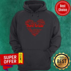 Premium Third Grade Valentine Heart Sky Hoodie