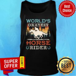 Premium World's Okayest Horse Rider Vintage Retro Tank top