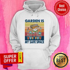 Top Gardening My Safe Space Vintage Retro Hoodie
