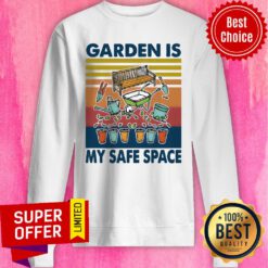 Top Gardening My Safe Space Vintage Retro Sweatshirt
