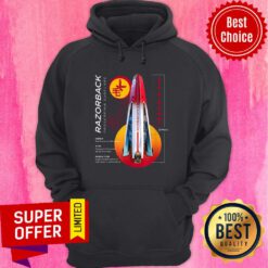 Top The Expanse Razorback Ship Tee Hoodie