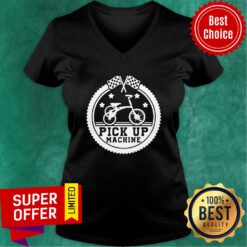Top Tricycle Flag Race Bicycle Cycling Cyclist Bike Trike V-neck