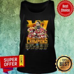 Washington Football Team 2020 NFC East Division Champions Signatures Tank Top