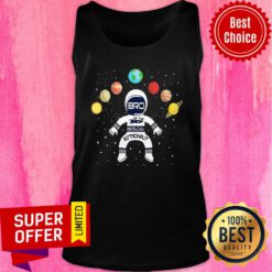 Awesome Bro Of The Birthday Astronaut Boy And Girl Space Theme Tank Top