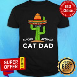 Cat Pet Owner Humor Meme Quote Saying Cat Dad Shirt