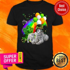 Funny Cute Tiger Patricks Day Shirt