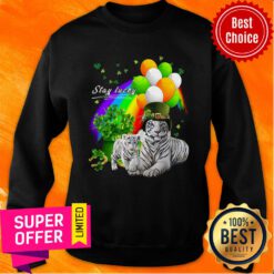 Funny Cute Tiger Patricks Day Sweatshirt