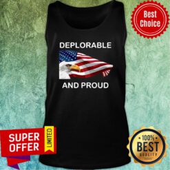 Nice American Deplorable And Proud Tank Top