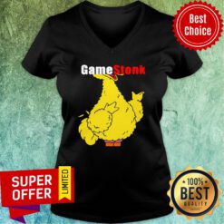 Nice The Chicken Gamestonk Game To The Moon 2021 V-neck