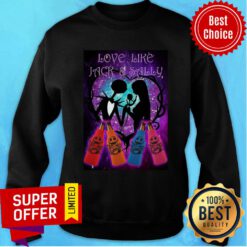 Official Love Like Jack And Sally Beer Sweatshirt