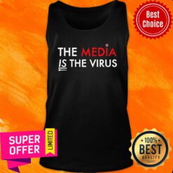 Official The Media Is The Sickness Is The Virus Tank Top