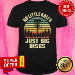 Premium Disc Golf Retro No Little Balls Vintage Retro Shirt