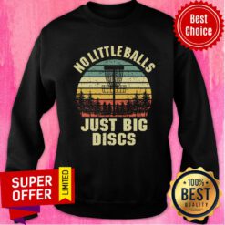 Premium Disc Golf Retro No Little Balls Vintage Retro Sweatshirt