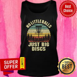 Premium Disc Golf Retro No Little Balls Vintage Retro Tank Top