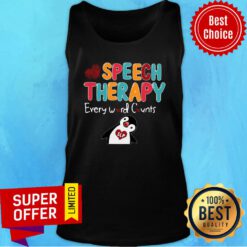 Premium Penguin Speech Therapy Every Word Counts Tank Top