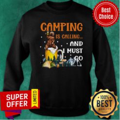 Awesome Camping Beer Is Calling And I Must Go Sweatshirt