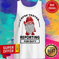 Awesome Gnomes Lefse Tester Reporting For Duty Tank Top