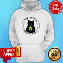 Black Cat I Don't Lucky I Make My Own Luck Hoodie